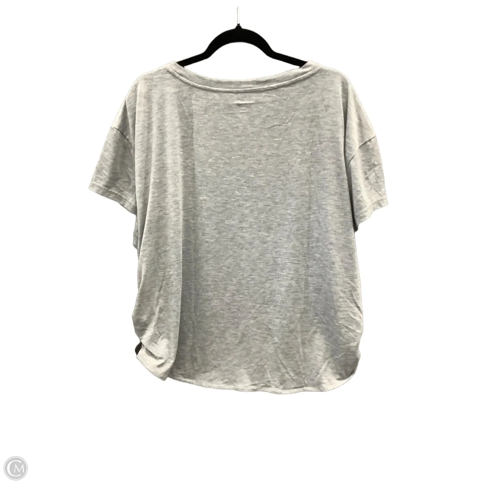 Athletic Top Short Sleeve By Old Navy In Grey, Size: Xxl