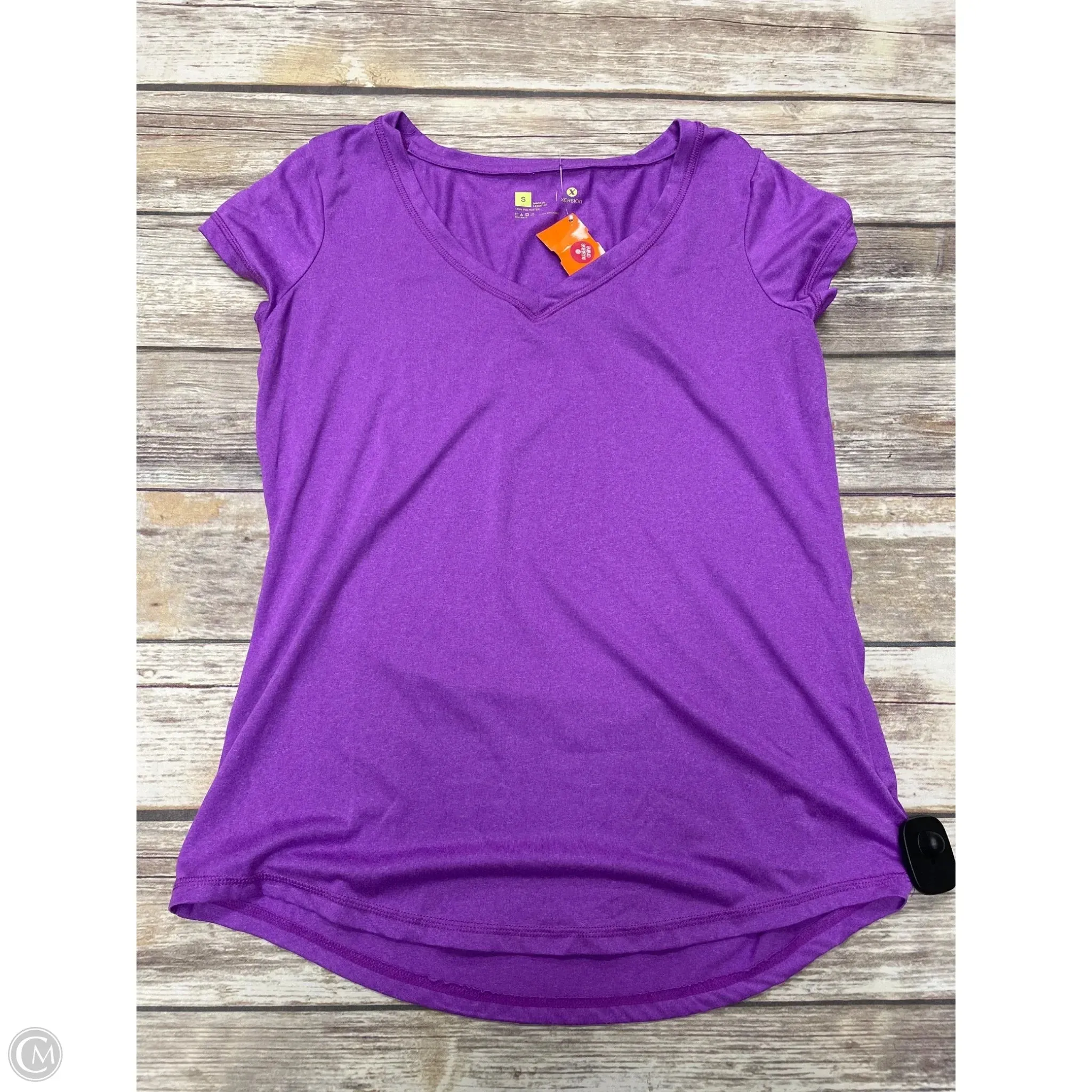 Athletic Top Short Sleeve By Xersion In Purple, Size: Small