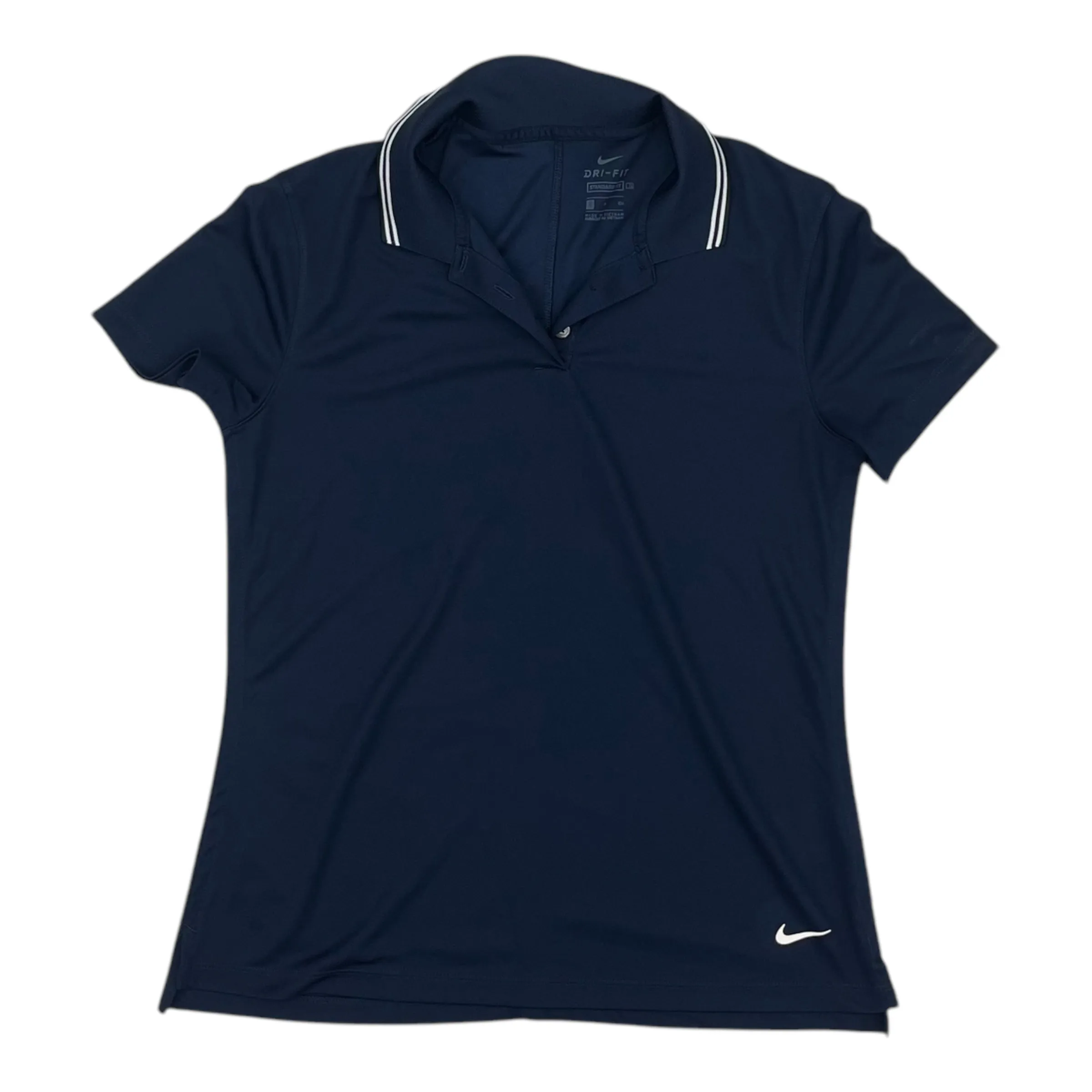 Athletic Top Ss By Nike Apparel In Navy, Size:S