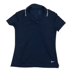 Athletic Top Ss By Nike Apparel In Navy, Size:S