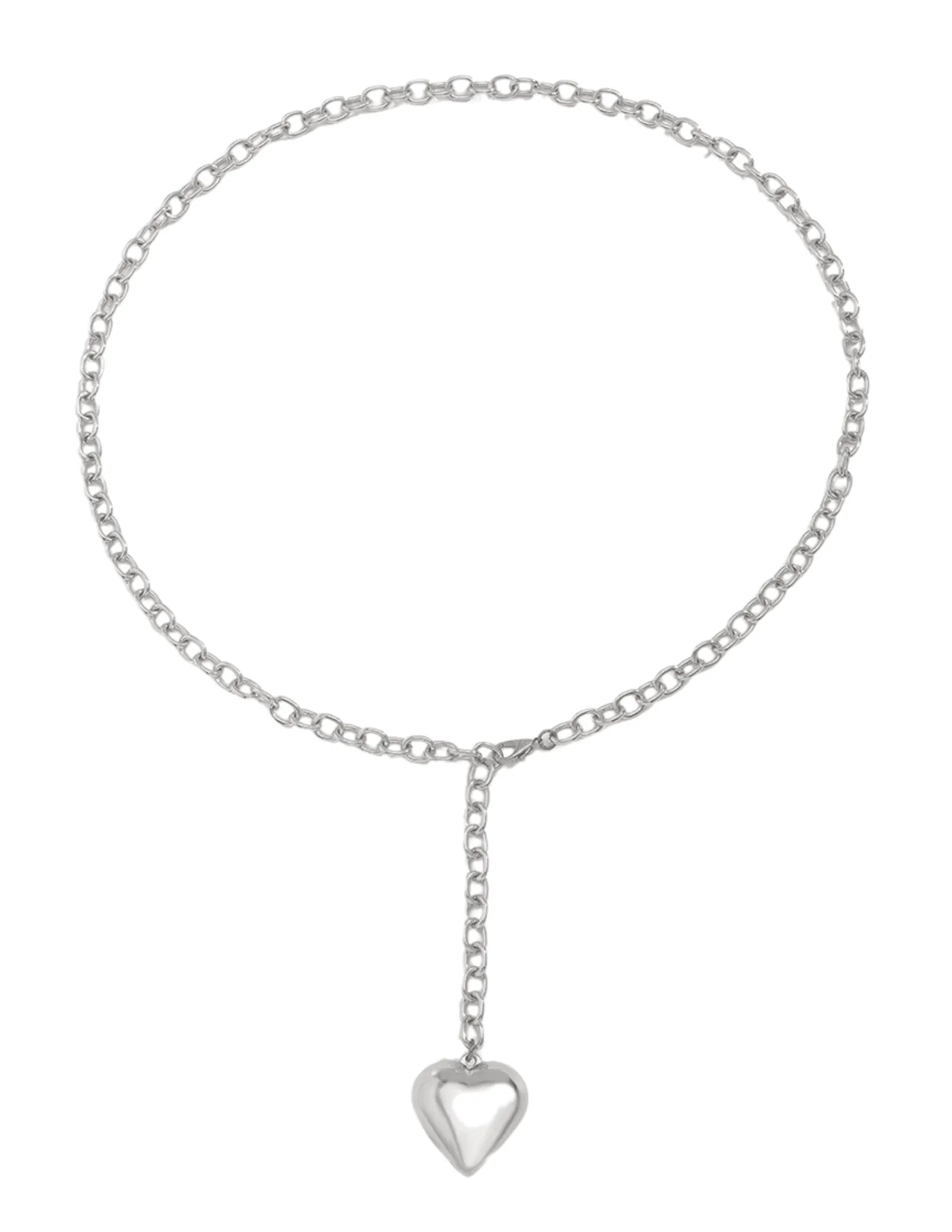 Austin Blaze Long Heart Pendant Necklace