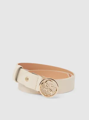 Beige Adelard Adjustable Belt Guess