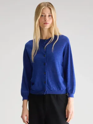 Bellerose Neeta Cardigan in Blue Worker