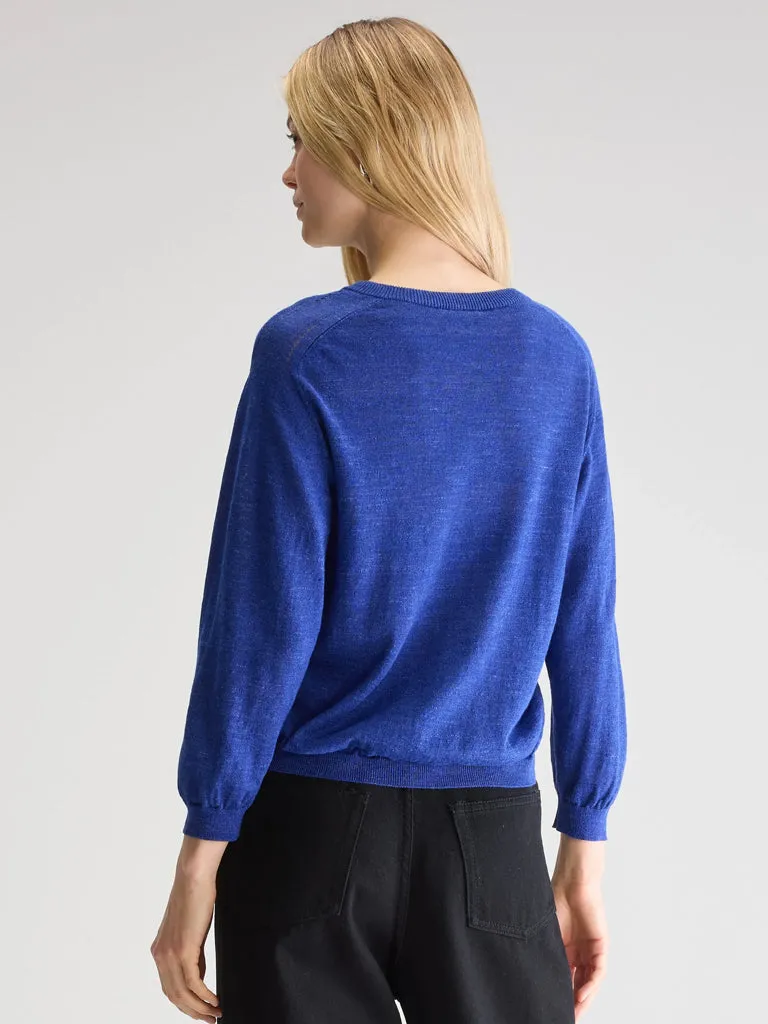 Bellerose Neeta Cardigan in Blue Worker