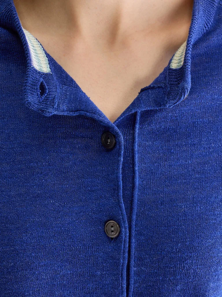 Bellerose Neeta Cardigan in Blue Worker