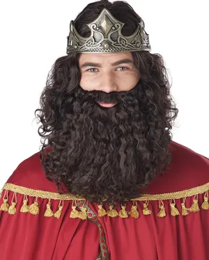 Biblical King Long Brown Wig and Beard