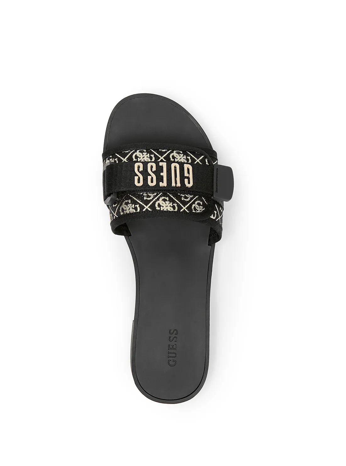 Black Elyze Logo Slides Guess