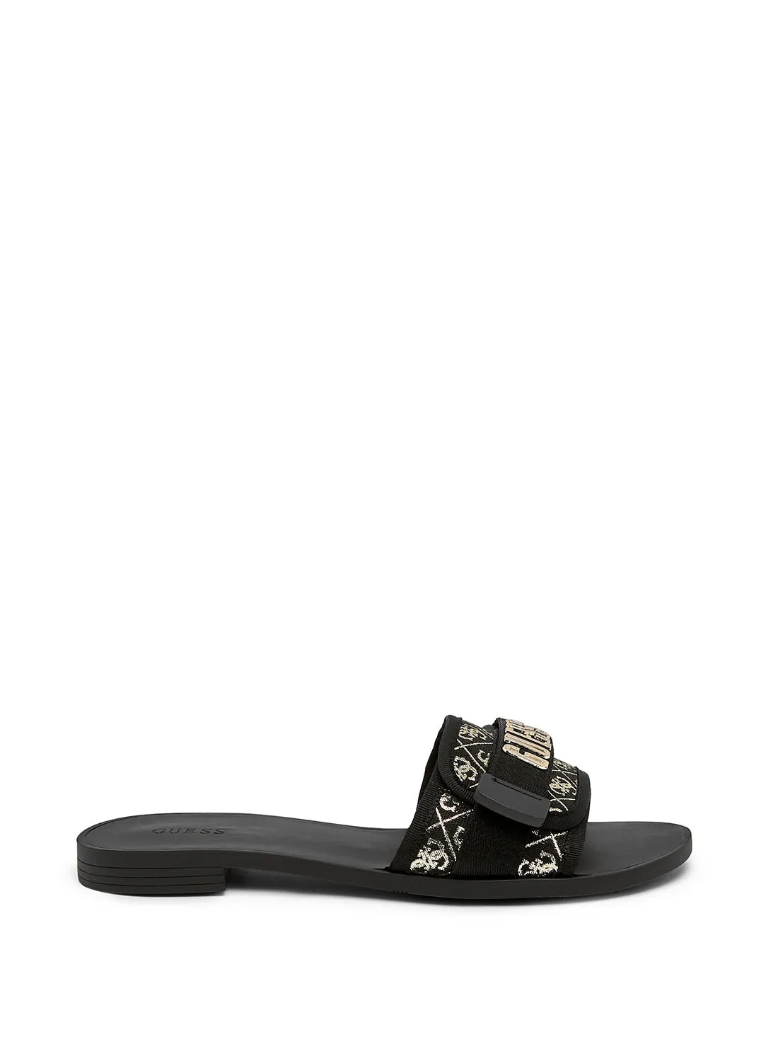 Black Elyze Logo Slides Guess