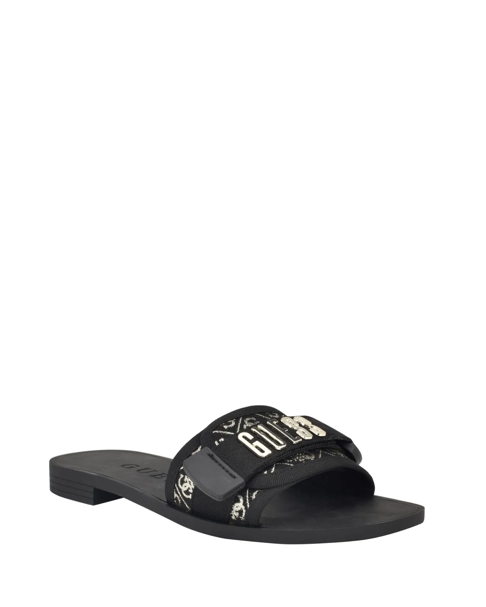 Black Elyze Logo Slides Guess