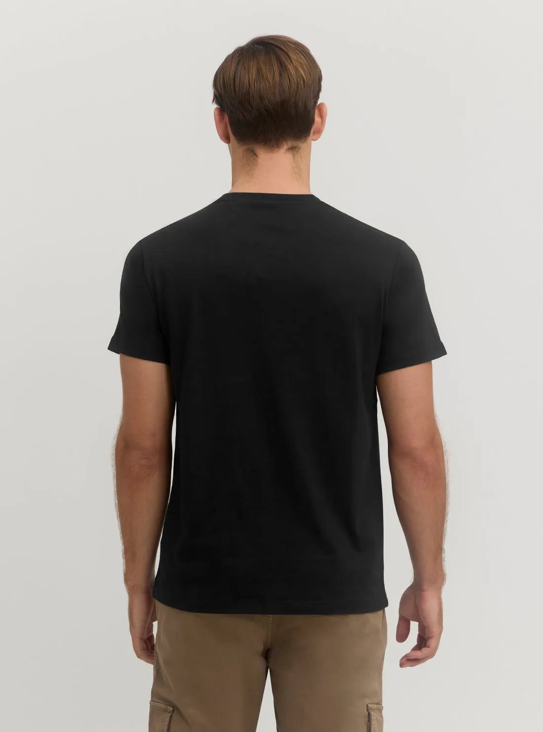 Black Embroidered T-Shirt Guess