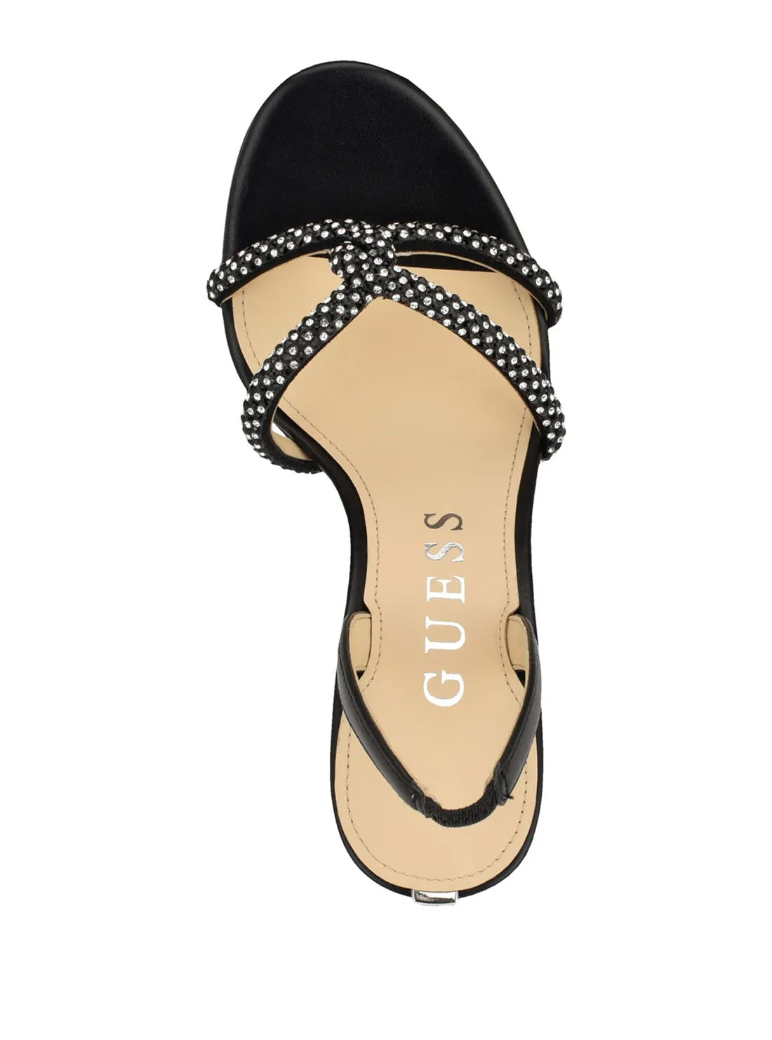 Black Meomis Strappy Stiletto Heels Guess