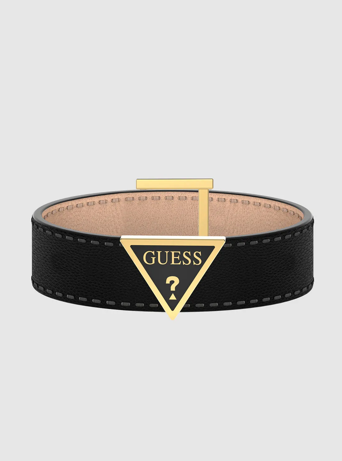 Black Triangle Logo Bracelet Guess