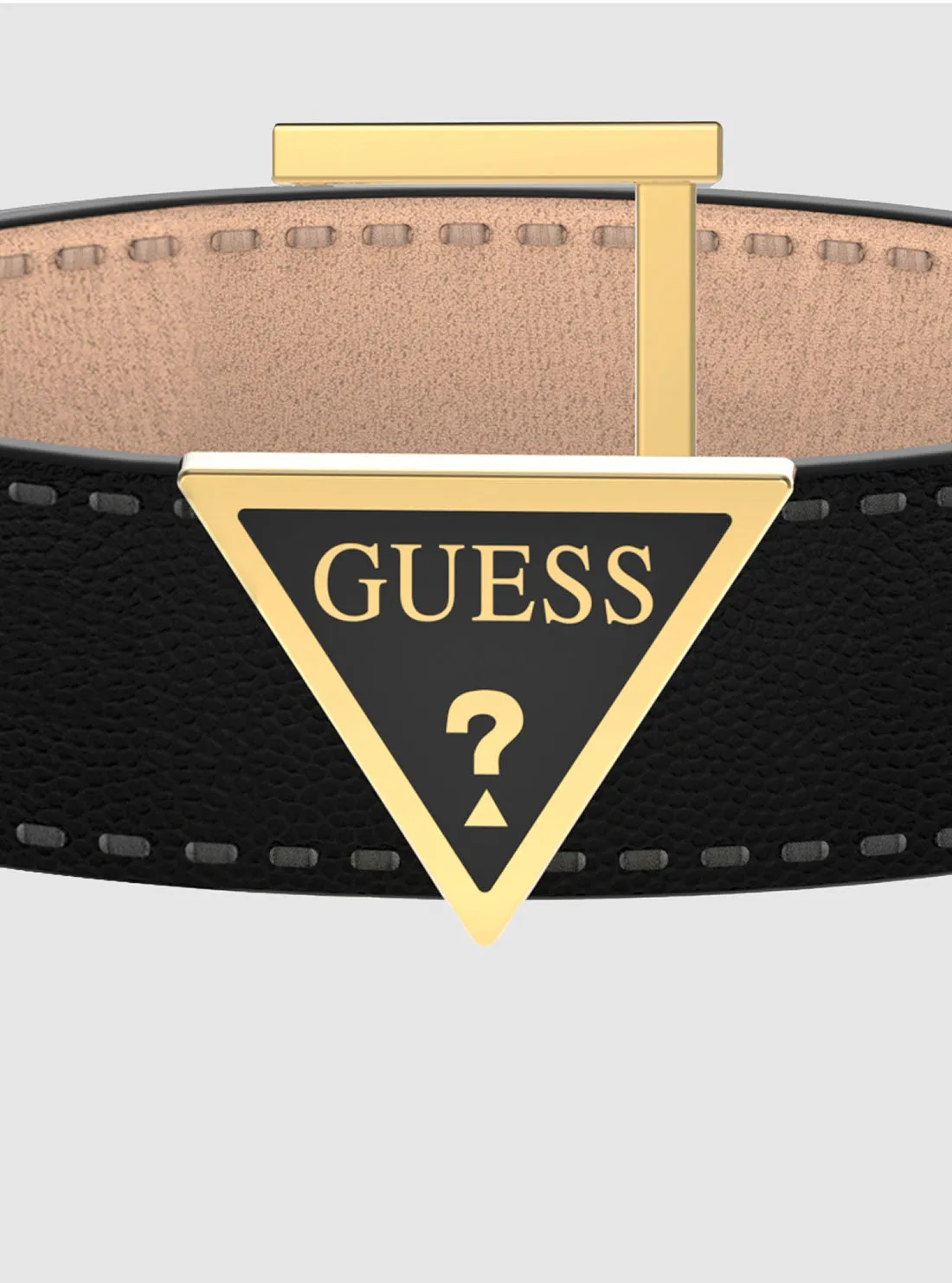 Black Triangle Logo Bracelet Guess