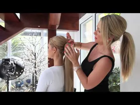 Black Wrap Around 60cm Deluxe Ponytail