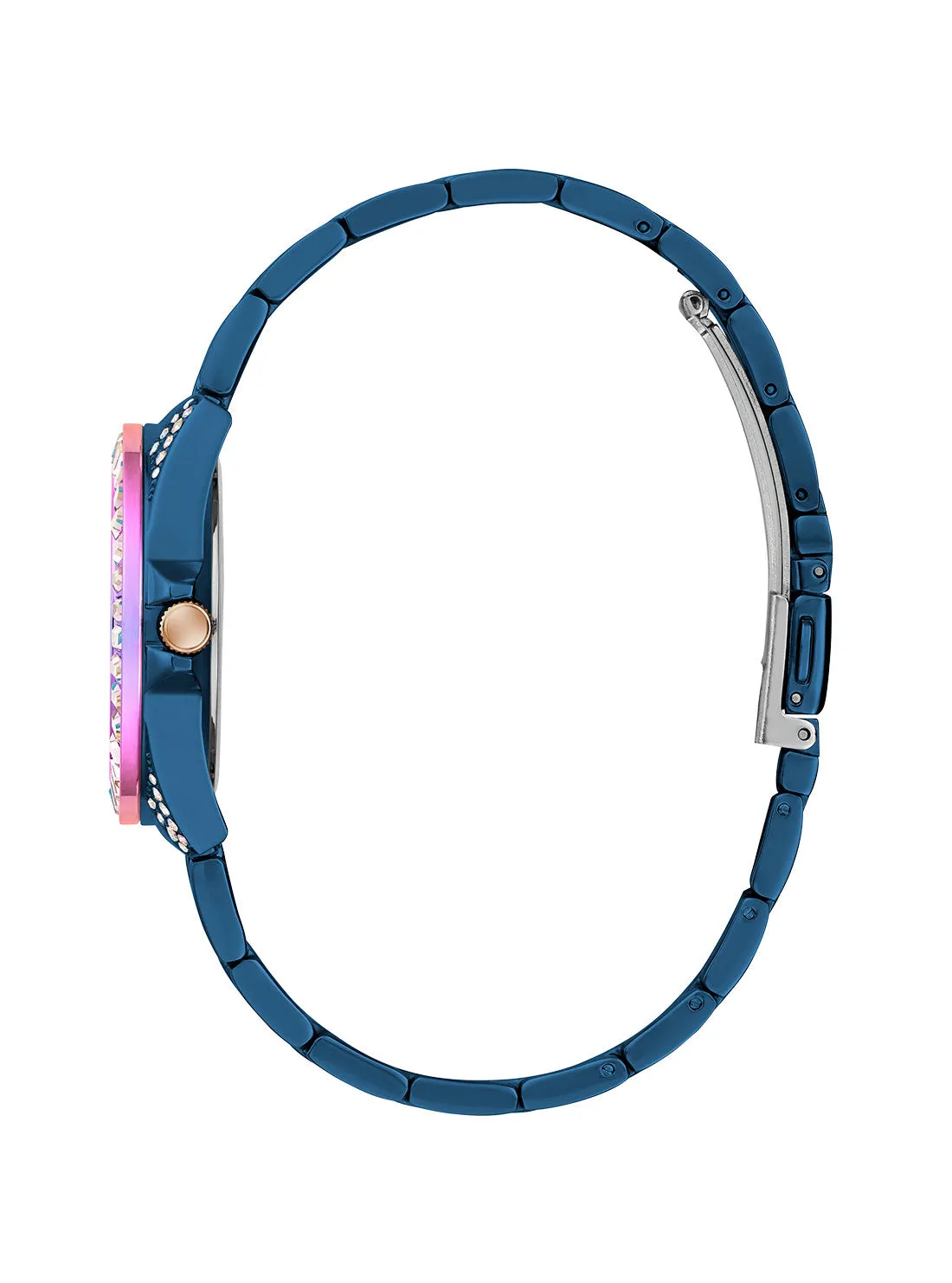 Blue Crystal Opaline Watch Guess
