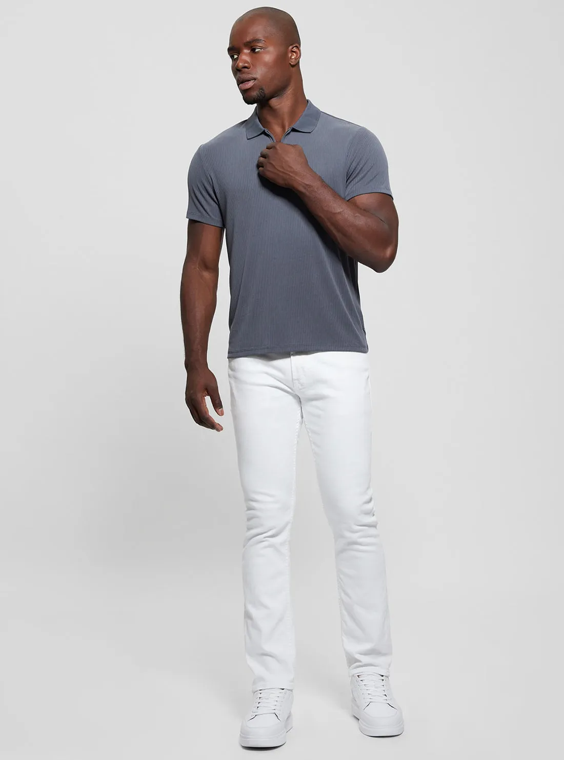 Blue Union Polo T-Shirt Guess