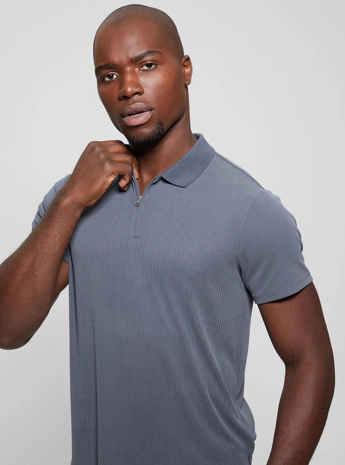 Blue Union Polo T-Shirt Guess