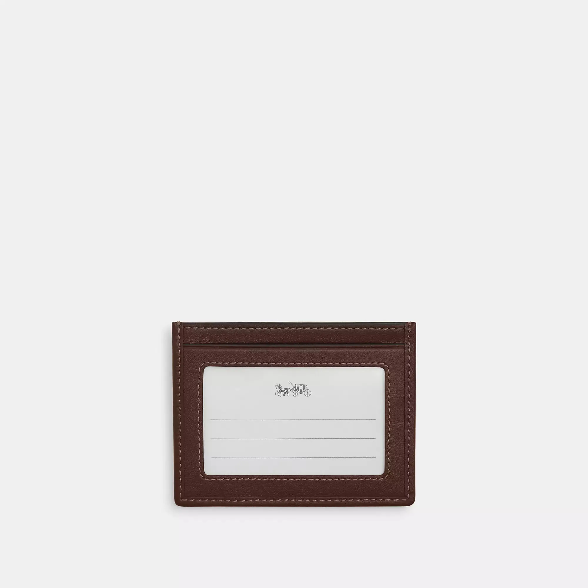 Coach Outlet Slim Id Card Case In Signature Jacquard