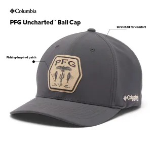 Columbia Unisex Grey PFG Uncharted Ball Cap