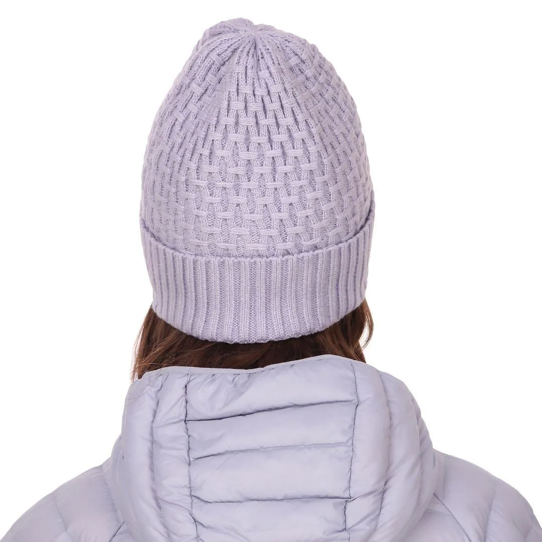 Columbia Unisex Purple Hideaway Haven Cabled Beanie