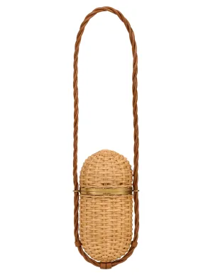 Cult Gaia Amulet Rattan Clutch