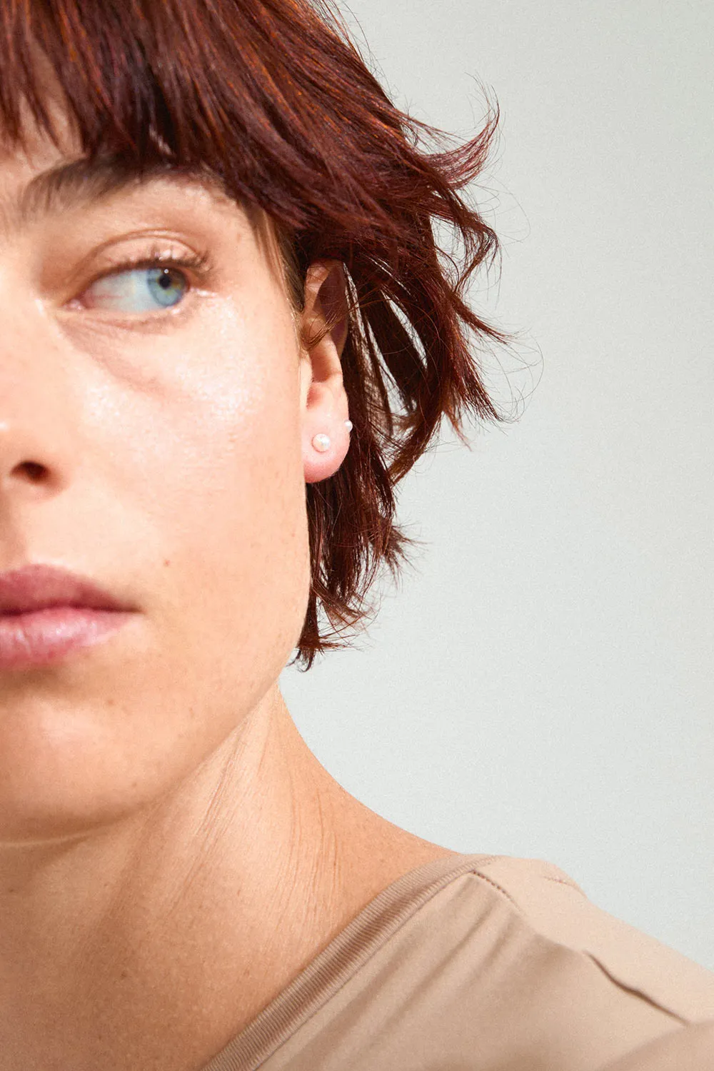 Damara Silver | Pearlescent Glass Bead Earrings Set