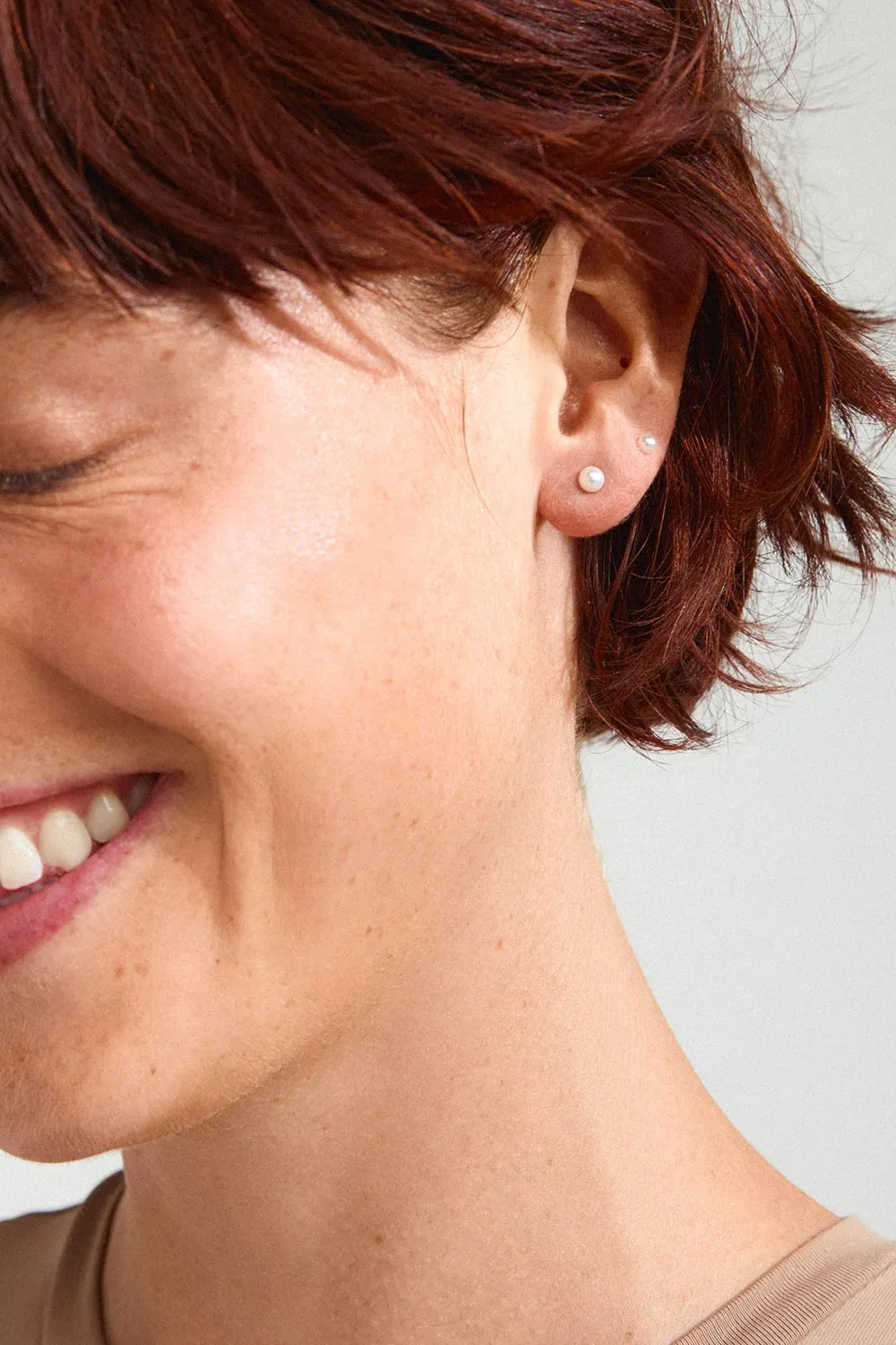 Damara Silver | Pearlescent Glass Bead Earrings Set