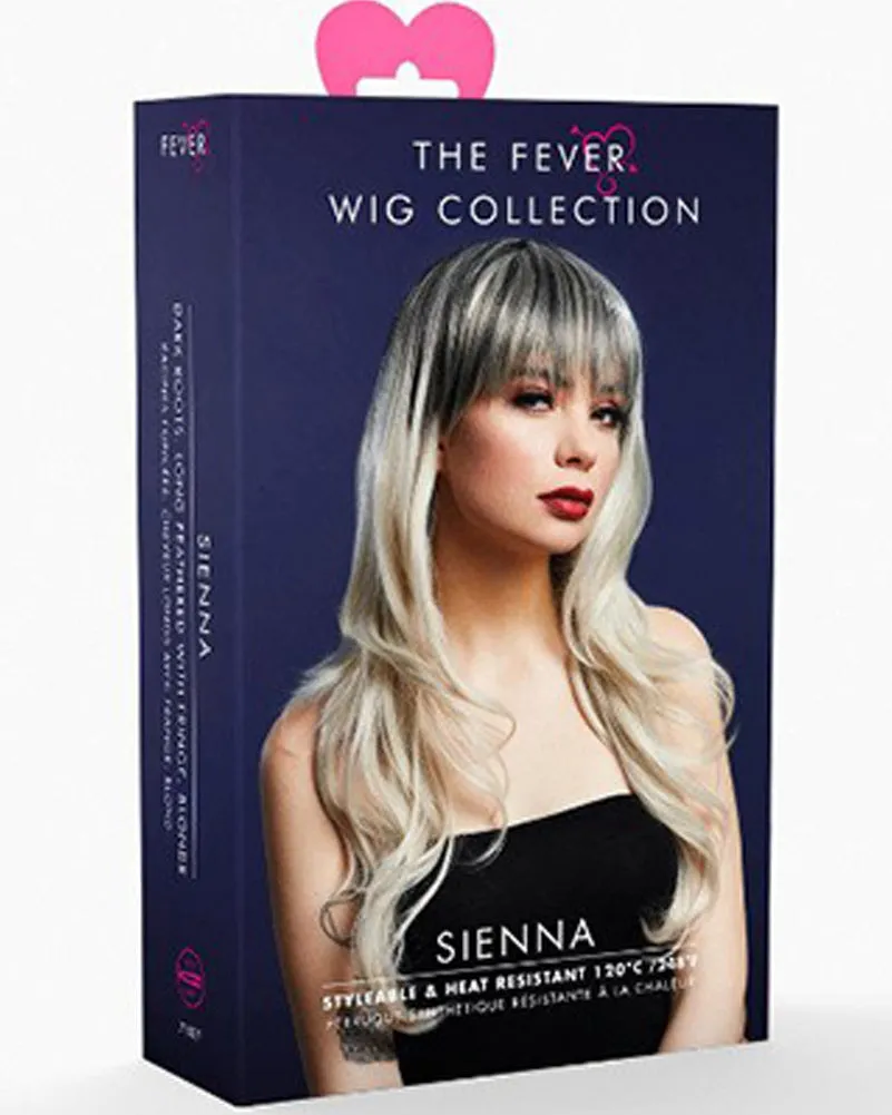 Deluxe Fever Sienna Long Brown and Blonde Wig