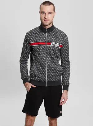 Eco Black Logo Korbin Active Jacket Guess