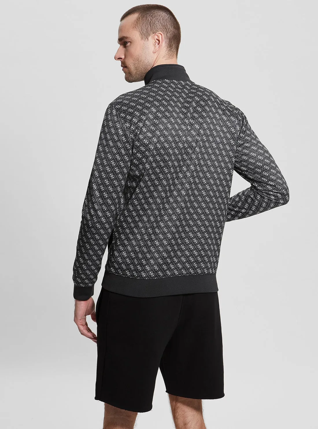 Eco Black Logo Korbin Active Jacket Guess