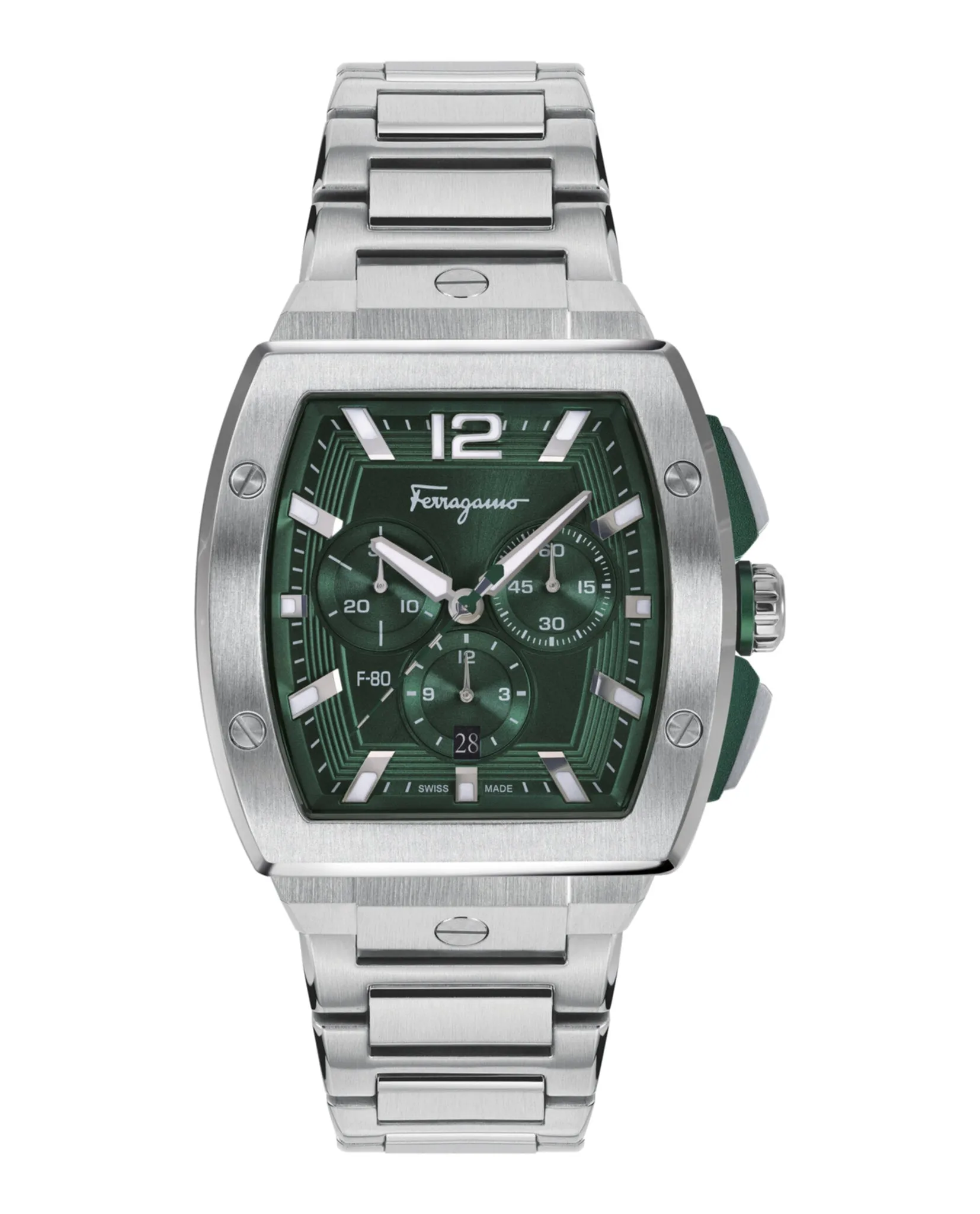 F-80 Tonneau Chrono Bracelet Watch