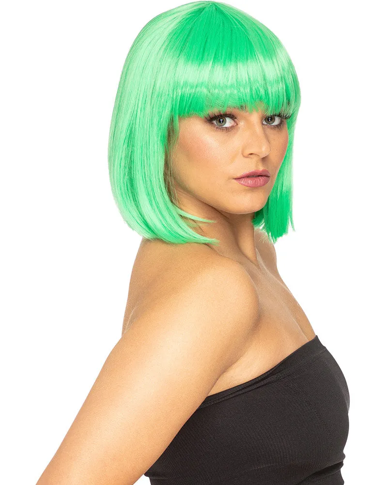 Fashion Deluxe Spearmint Green Bob Wig