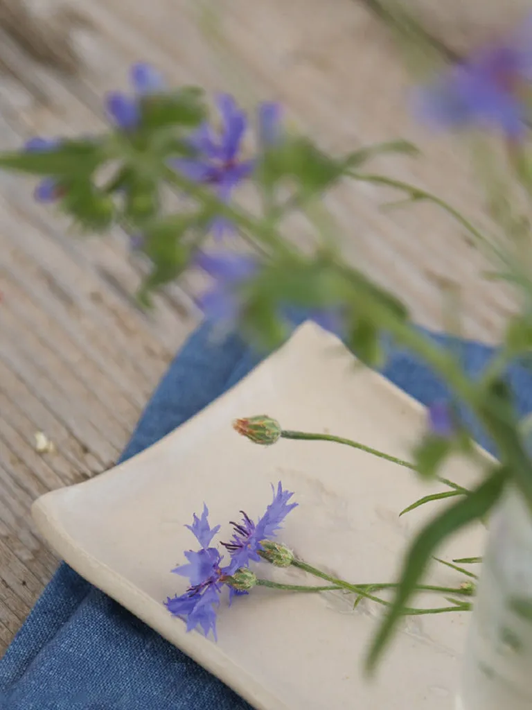 Fiorira un Giardino Ceramic Branch Tray in Grey