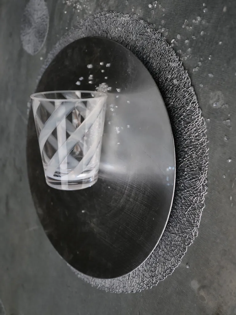 Fiorira un Giardino Methacrylate Spiral Glass in Bianco