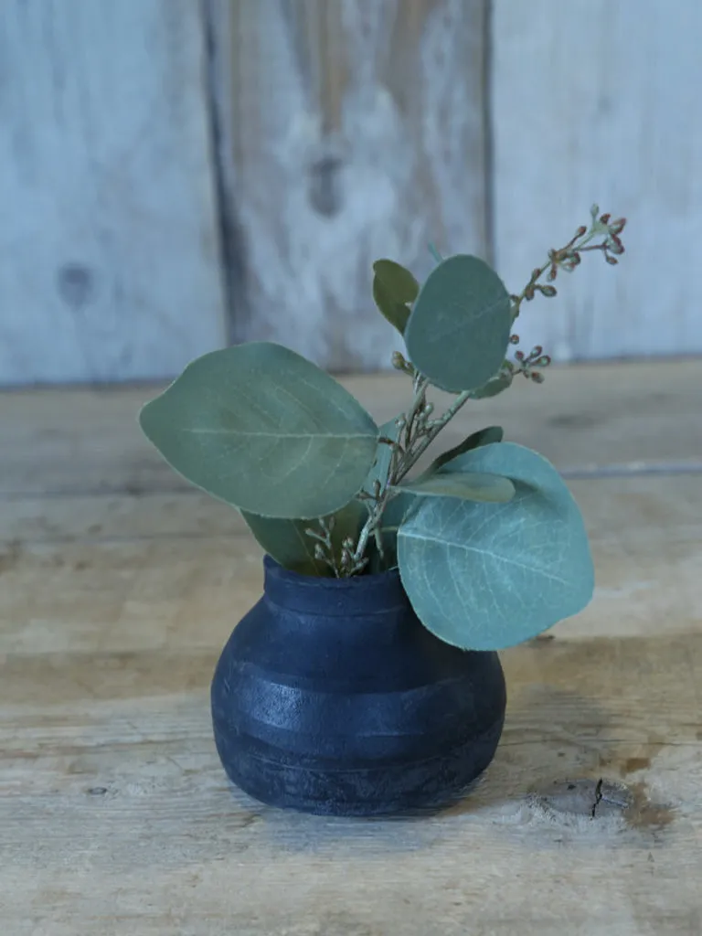 Fiorira un Giardino Rubber Vase in Black