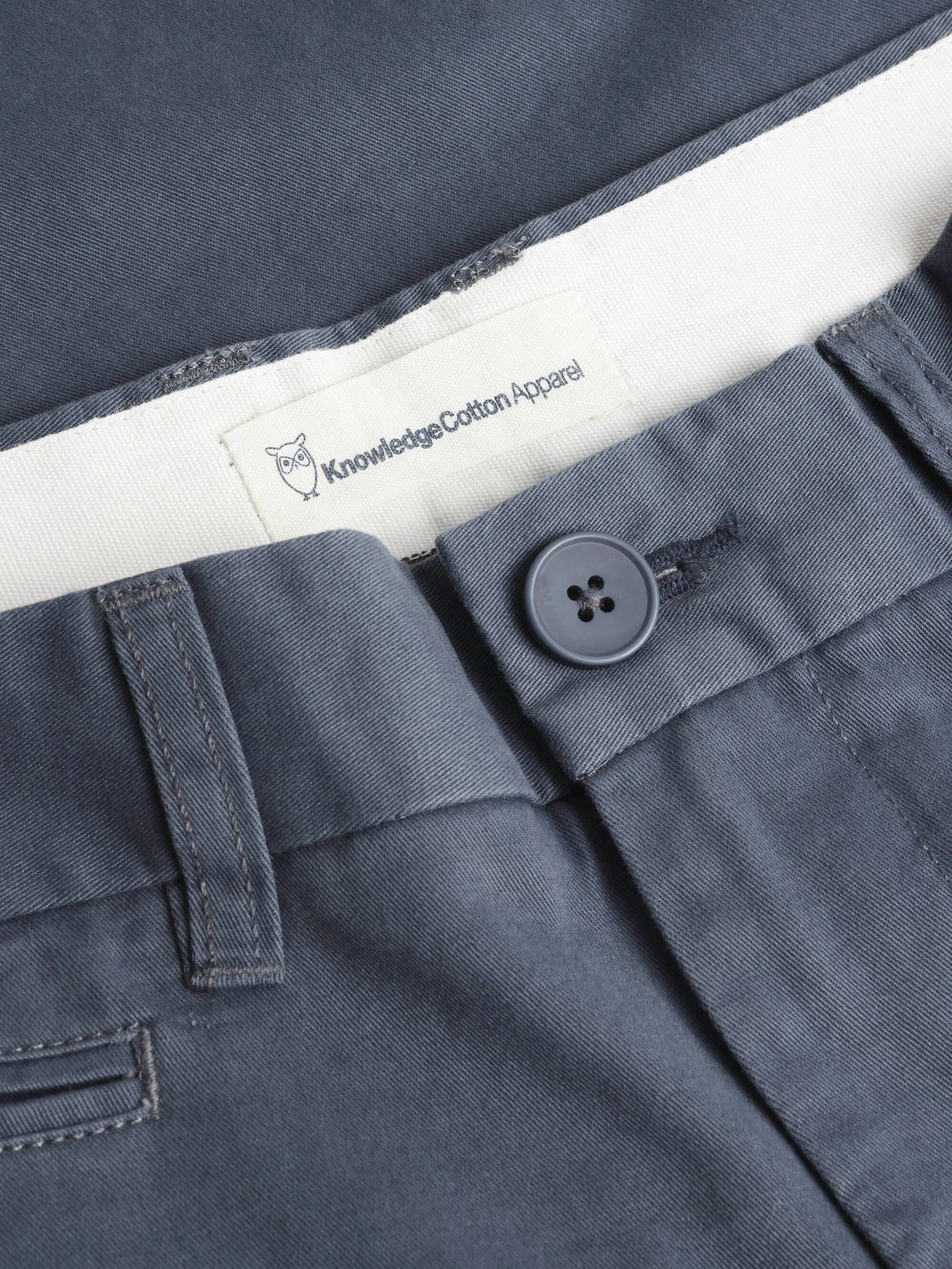 FLINT Organic Cotton Twill Chino GOTS/Vegan - Vintage Indigo Knowledge Cotton