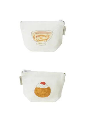 Fog Linen Work Isabelle Boinot Pouch in Sweet Time