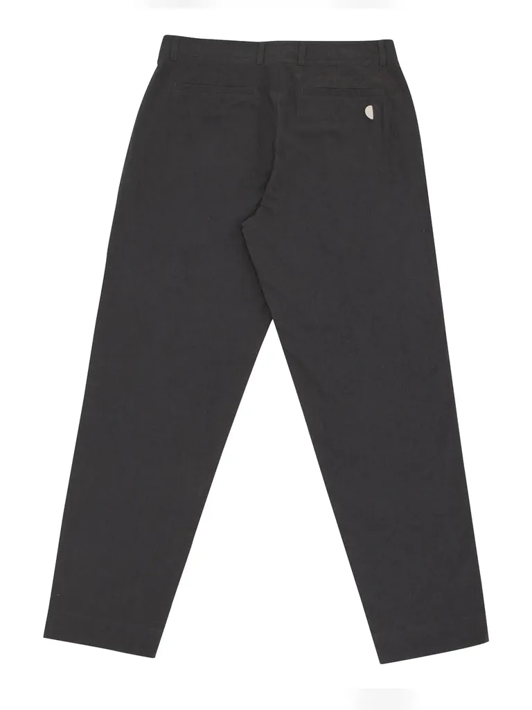 Folk Assembly Suit Trouser in Graphite Crinkle
