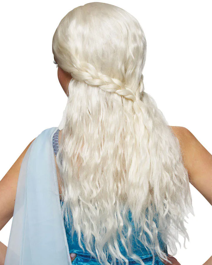 Game of Thrones Barbarian Long Platinum Blonde Wig