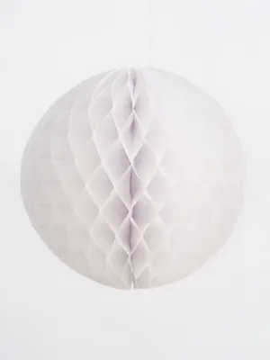 Giant Paper Globe in White