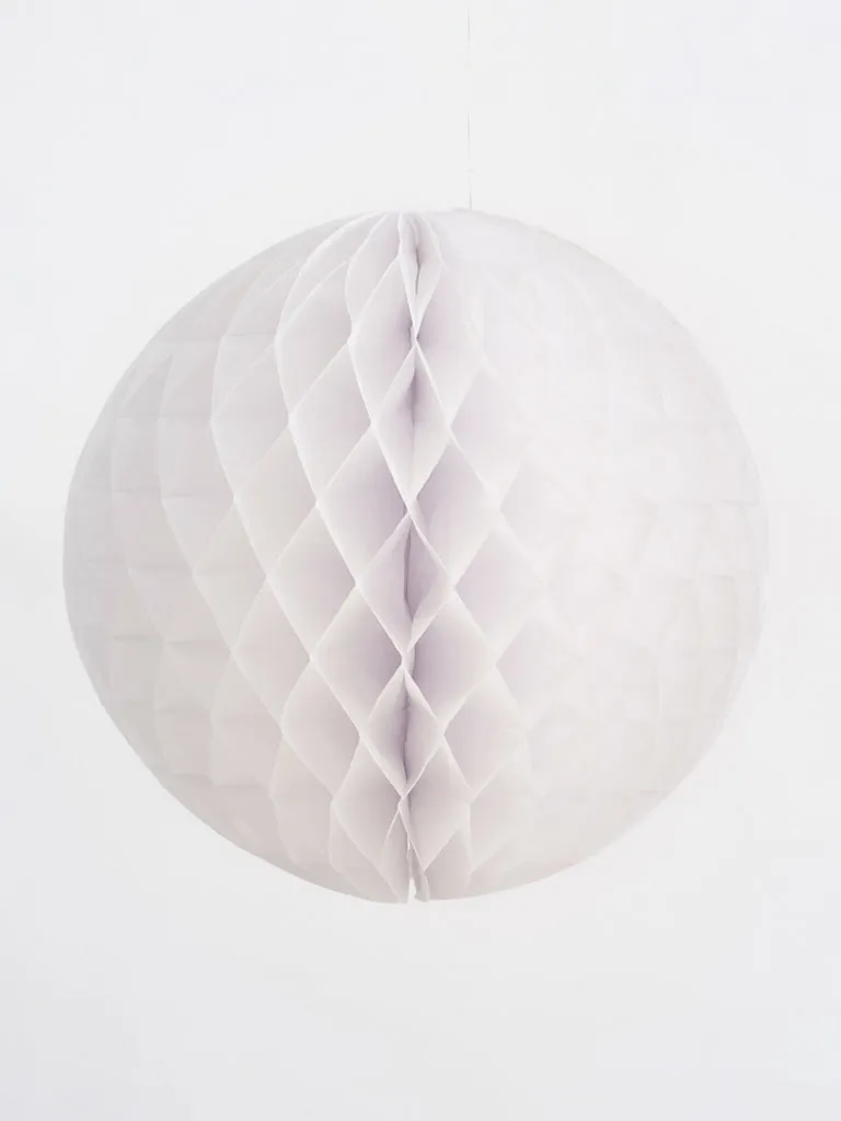 Giant Paper Globe in White
