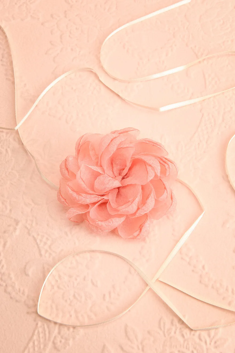 Gillian Pink | Sparkly Rose Layered Choker
