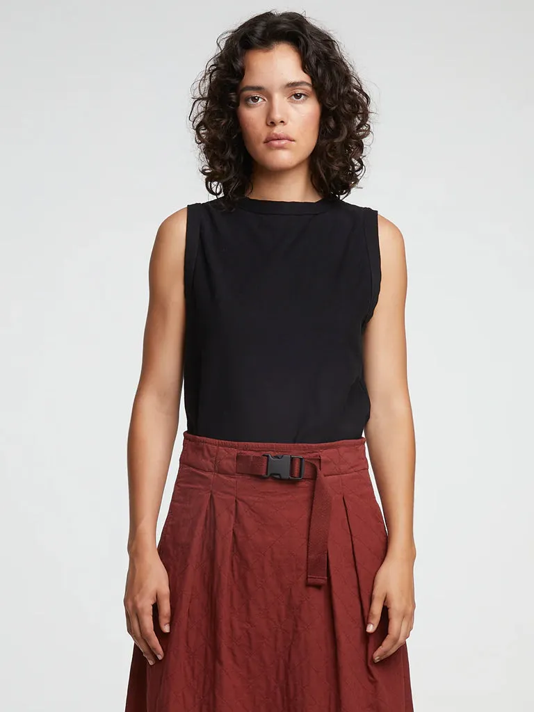 Girls of Dust Johnny Organic Tank in Black