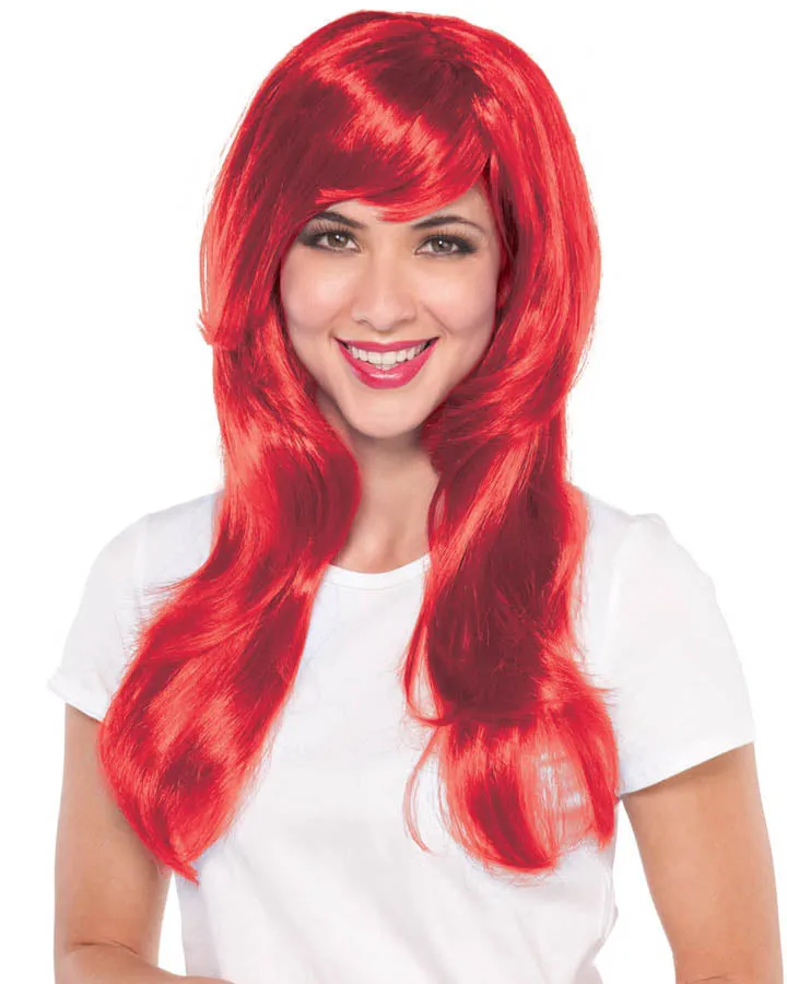 Glamorous Long Red Wig