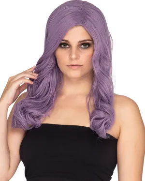 Glamour Deluxe Ashes of Violets Purple Long Wavy Wig