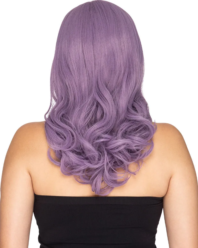 Glamour Deluxe Ashes of Violets Purple Long Wavy Wig