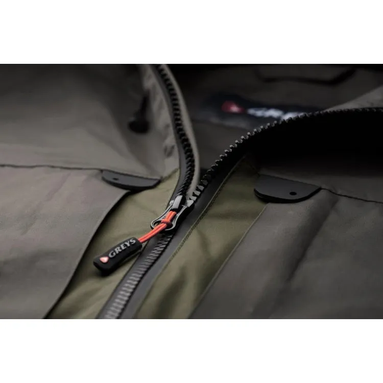 Greys Fin Fishing Jacket - Grey/Green