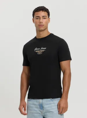 Guess Jeans Black Slim Script T-Shirt Guess