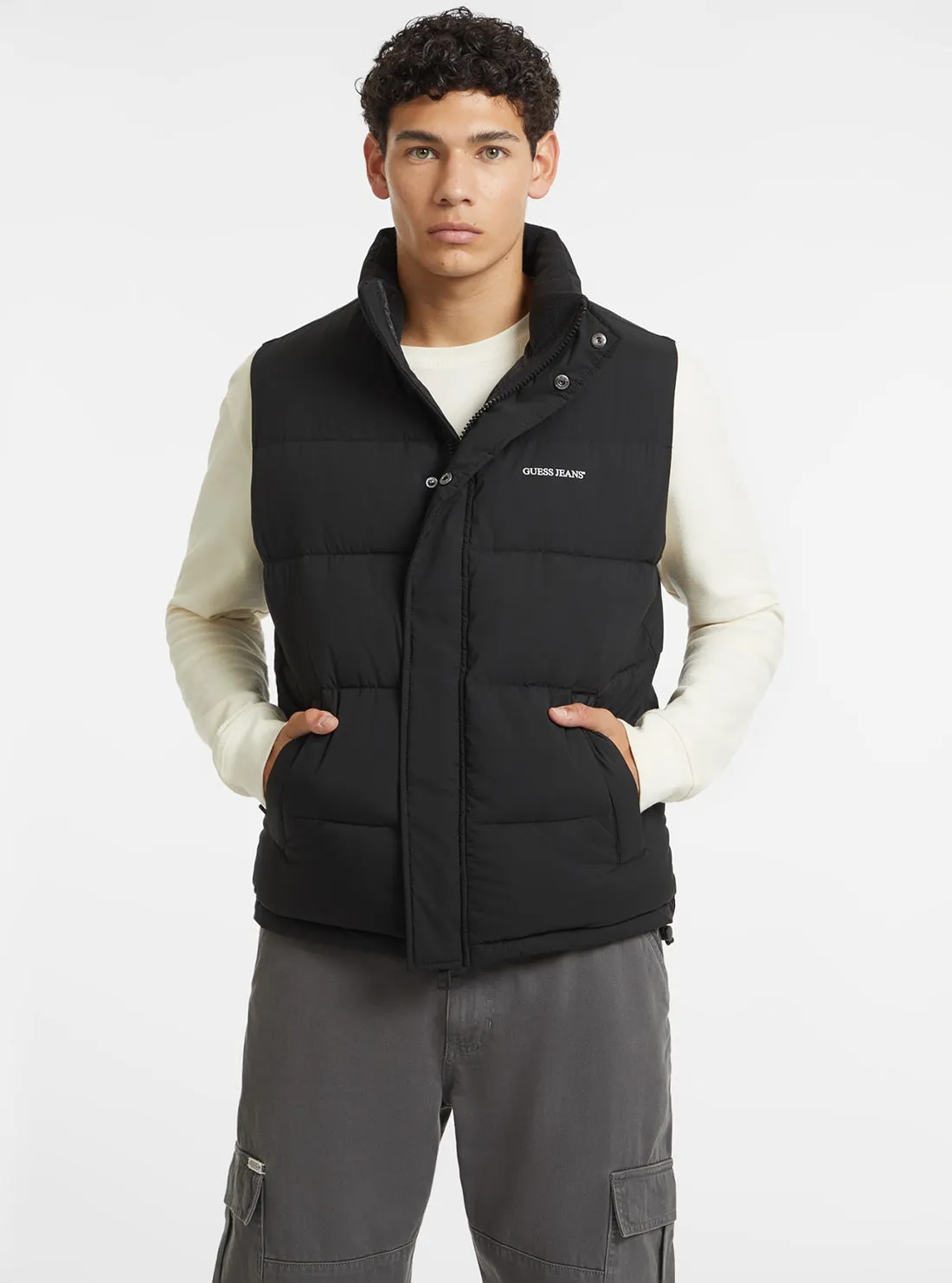 Guess Jeans Black Vest Guess