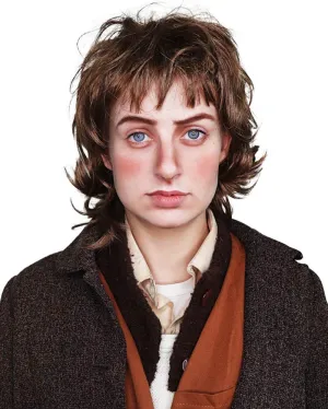 Halfling Short Brown Wig